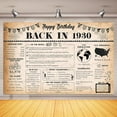 thumbnail image 1 of 7x5Ft 70th Birthday Decorations Vintage Back in 1955 Backdrop Banner,Vintage 1955 Happy Birthday Photography Background Supplies, 1 of 5
