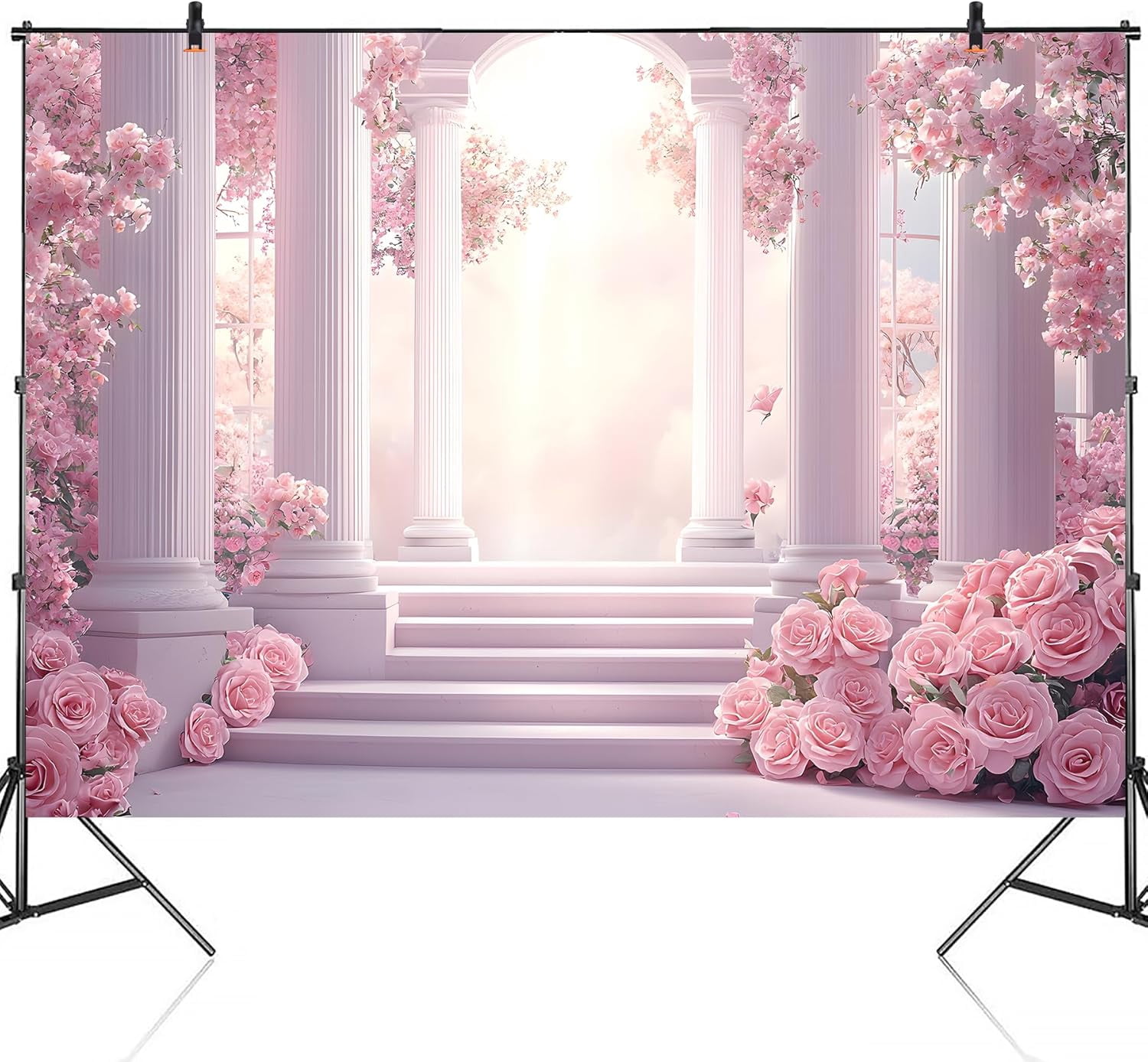 7x5Ft Wedding Flower Backdrop Wall Floral Backdrops for Photoshoot ...