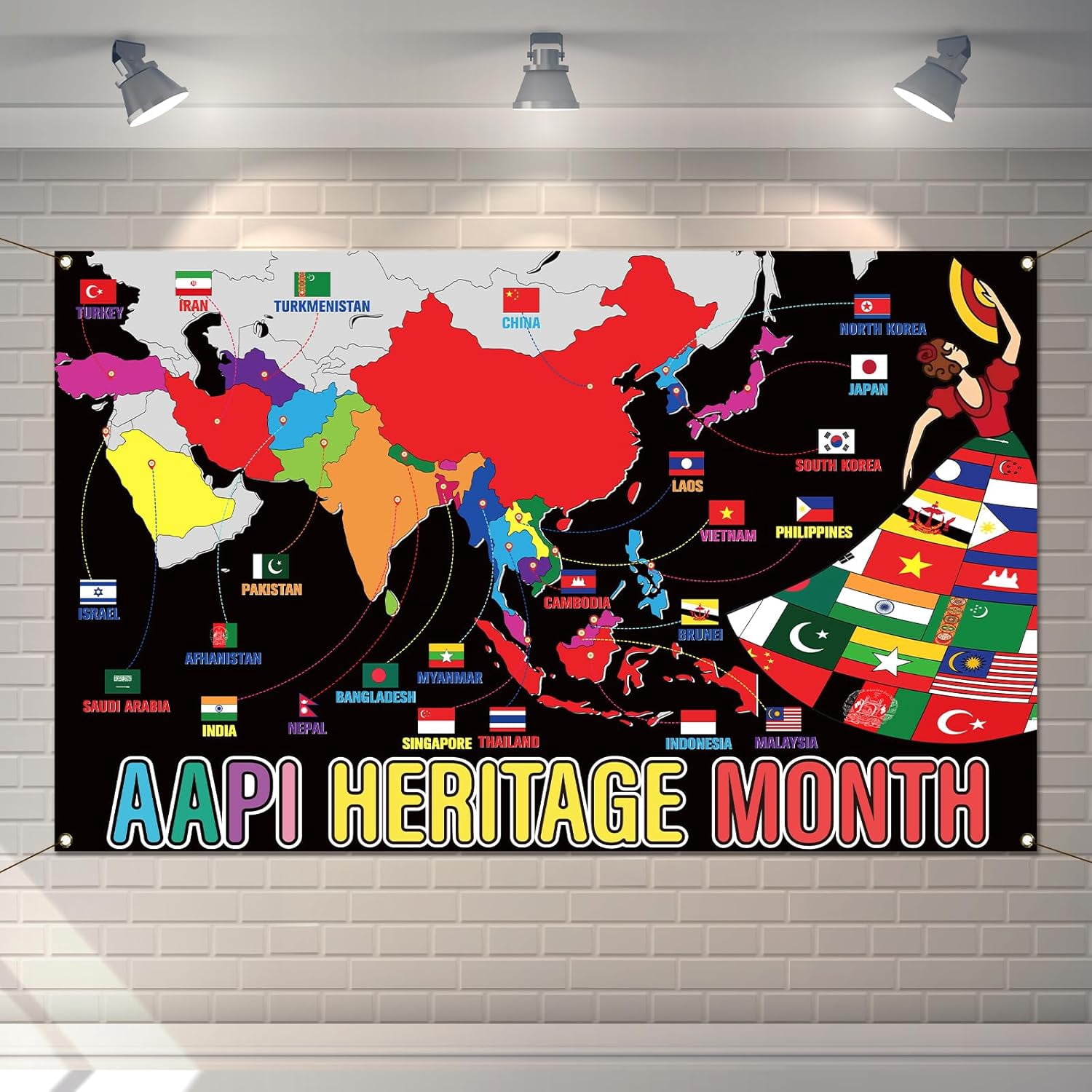 7x5ft AAPI (Asian Americans and Pacific Islanders）Heritage Month Photo ...