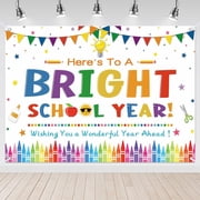 7x5ft Bright School Year Backdrop for Kids Classroom Party Decoration