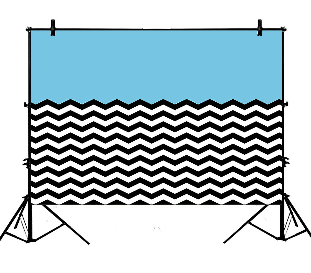 7x5ft Color-blocked Chevron Polyester Photography Backdrop For Studio ...