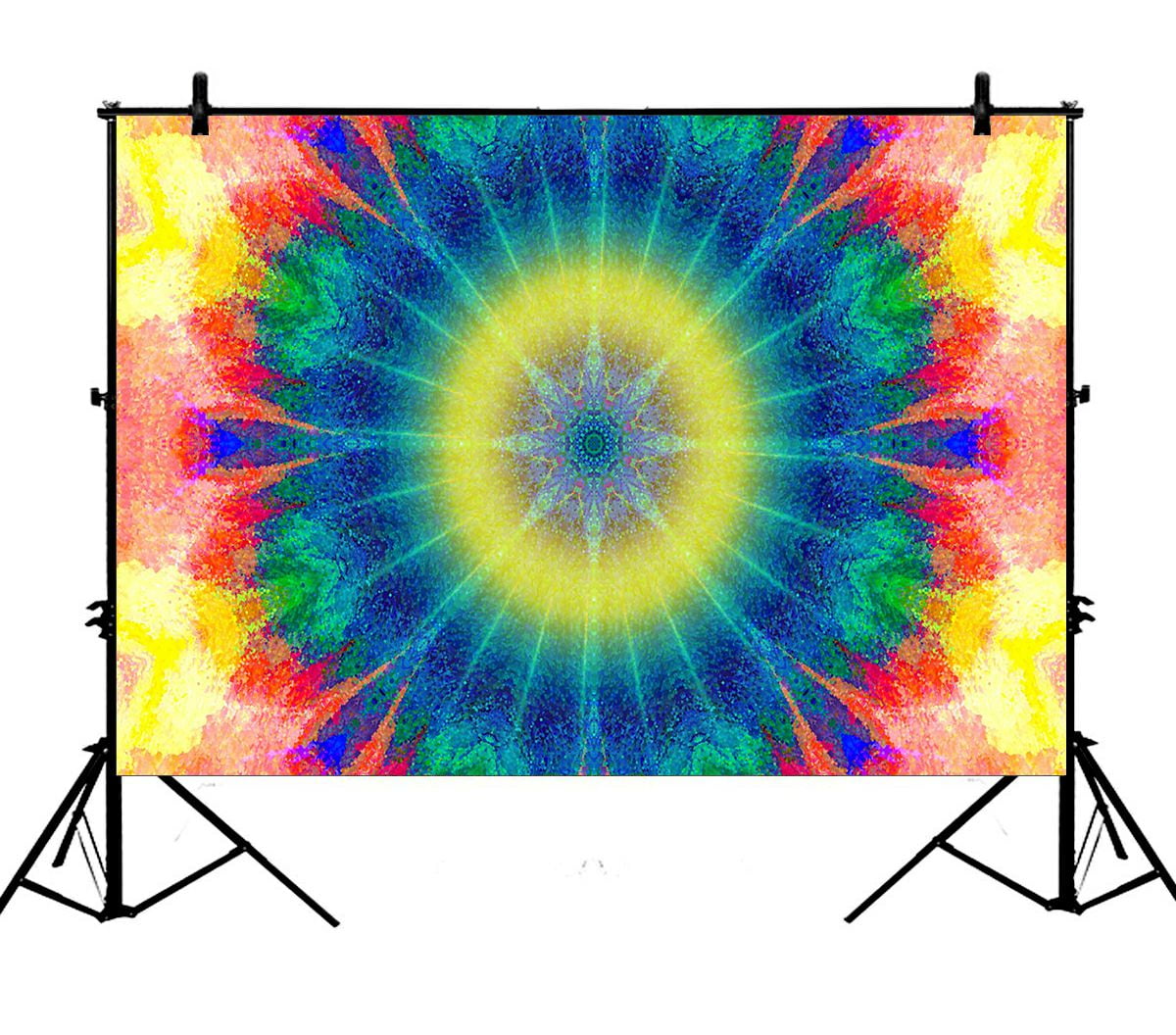 7x5ft Colorful Tie Dye Polyester Photography Backdrop For Studio Prop ...