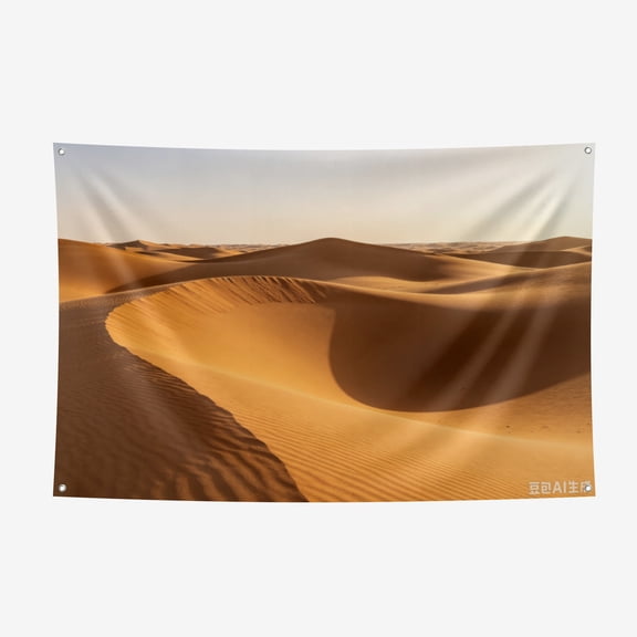 7x5ft Desert Dunes Backdrop, Golden Arid Sandy Landscape Photography Background, Southwest Wild Nature Scene Photo Background
