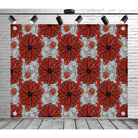 7x5ft Exquisite Floral Pattern Backdrop Photoshoot Photo Backdrop Nature Scenery Background for Theme Party Wedding Birthday Baby Shower Decoration Banner Photo Booth Studio Props