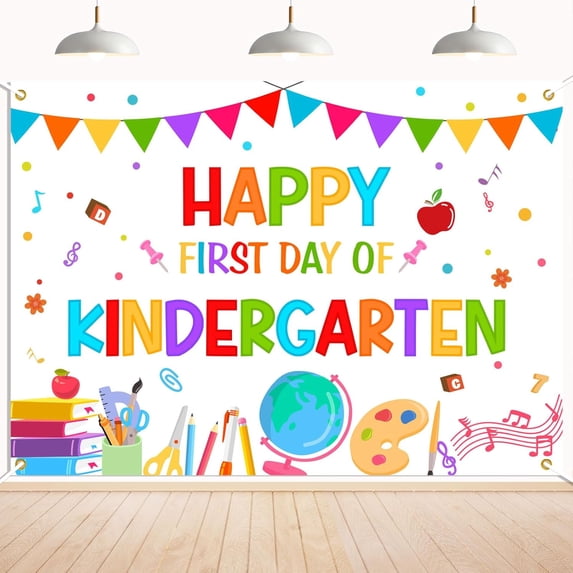 7x5ft Kindergarten Welcome Back to School Backdrop Watch Out Here I Come Preschool First Day of School Background Welcome Back Classroom Party Decorations Banner Photo Booth Props