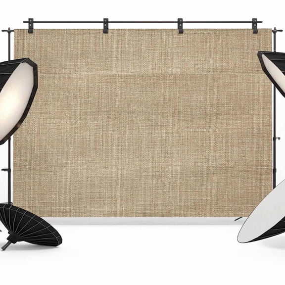 7x5ft Photo Backdrop, Brown Farmhouse Soft Polyester Backdrop Curtains Photography Backdrops, Vintage Country Monochrome Textured Brushed Background for Photoshoots Studio Video Portrait Parties