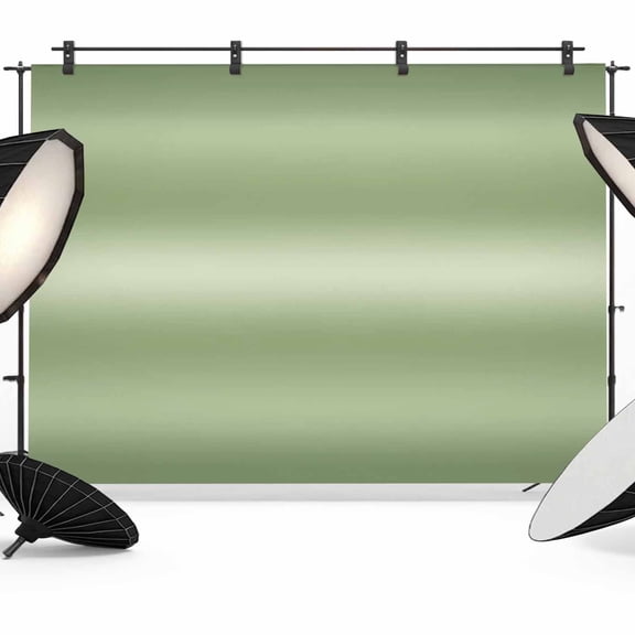 7x5ft Photo Backdrop, Green Ombre Soft Polyester Backdrop Curtains Photography Backdrops, Abstract Art Modern Gradient Brushed Background for Photoshoots Studio Video Portrait Parties