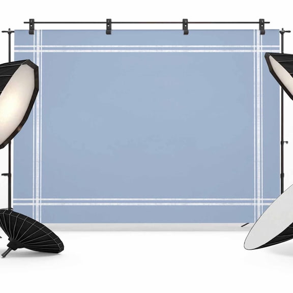 7x5ft Photo Backdrop, Pure Light Blue Soft Polyester Backdrop Curtains Photography Backdrops, Simple Solid Color Brushed Background for Photoshoots Studio Video Portrait Parties