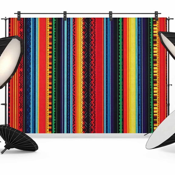 7x5ft Photo Backdrop, Rainbow Stripe Soft Polyester Backdrop Curtains Photography Backdrops, Boho Minimalist Geometric Line Brushed Background for Photoshoots Studio Video Portrait Parties