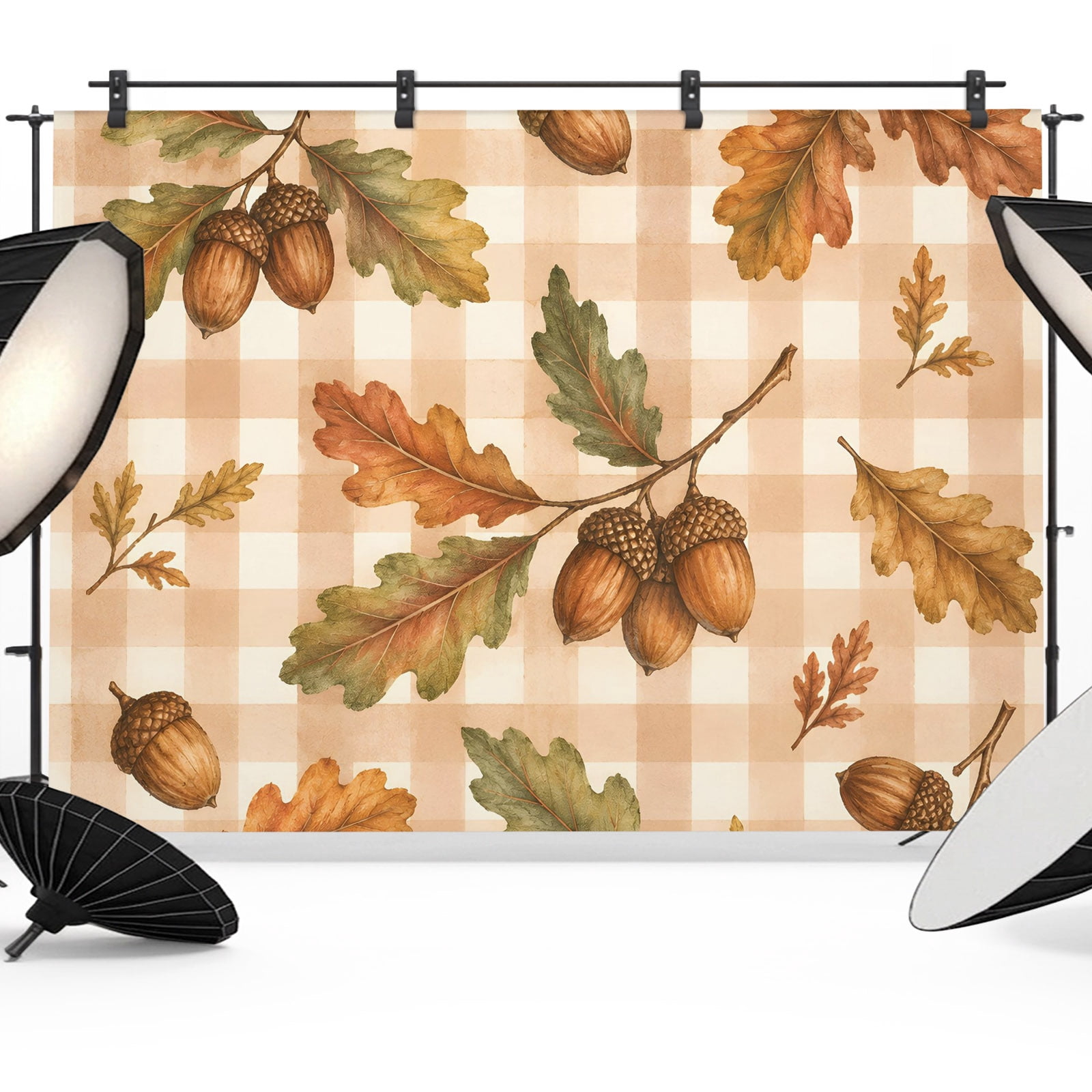 Typical Backdrop 7x5ft Photo Backdrop, Thanksgiving Soft Polyester Backdrop Curtains ...