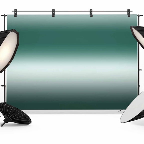 7x5ft Photo Backdrop, Turquoise Ombre Soft Polyester Backdrop Curtains Photography Backdrops, Contemporary Abstract Gradient Brushed Background for Photoshoots Studio Video Portrait Parties