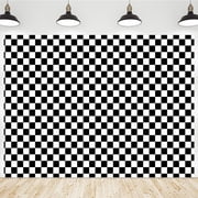 7x5ft Racing Finish Line Checkered Flag Birthday Backdrop for Boys