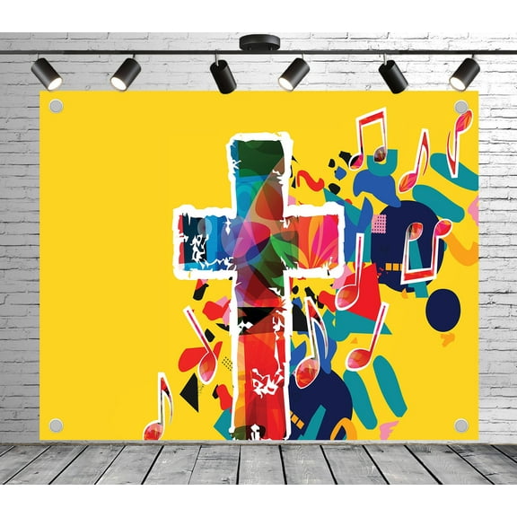 7x5ft Rustic Backdrop Church Photo Backdrop Sunset Background for Theme Party Wedding Birthday Baby Shower Decoration Banner Photo Booth Studio Props