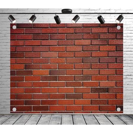 7x5ft Rustic Backdrop Red Brick Wall Photo Backdrop for Theme Party Wedding Birthday Baby Shower Decoration Banner Photo Booth Studio Props