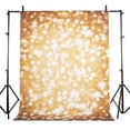 thumbnail image 1 of 7x5ft Studio Photo Video Photography Backdrops Printed Vinyl Fabric Party Decorations Background Screen Props, Gold Bokeh Printed, 1 of 4