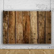 7x5ft Wood Backdrop,Vintage Wooden Boards Photography Background,Brown Barn Photo Studio Backdrops for Party Decorations