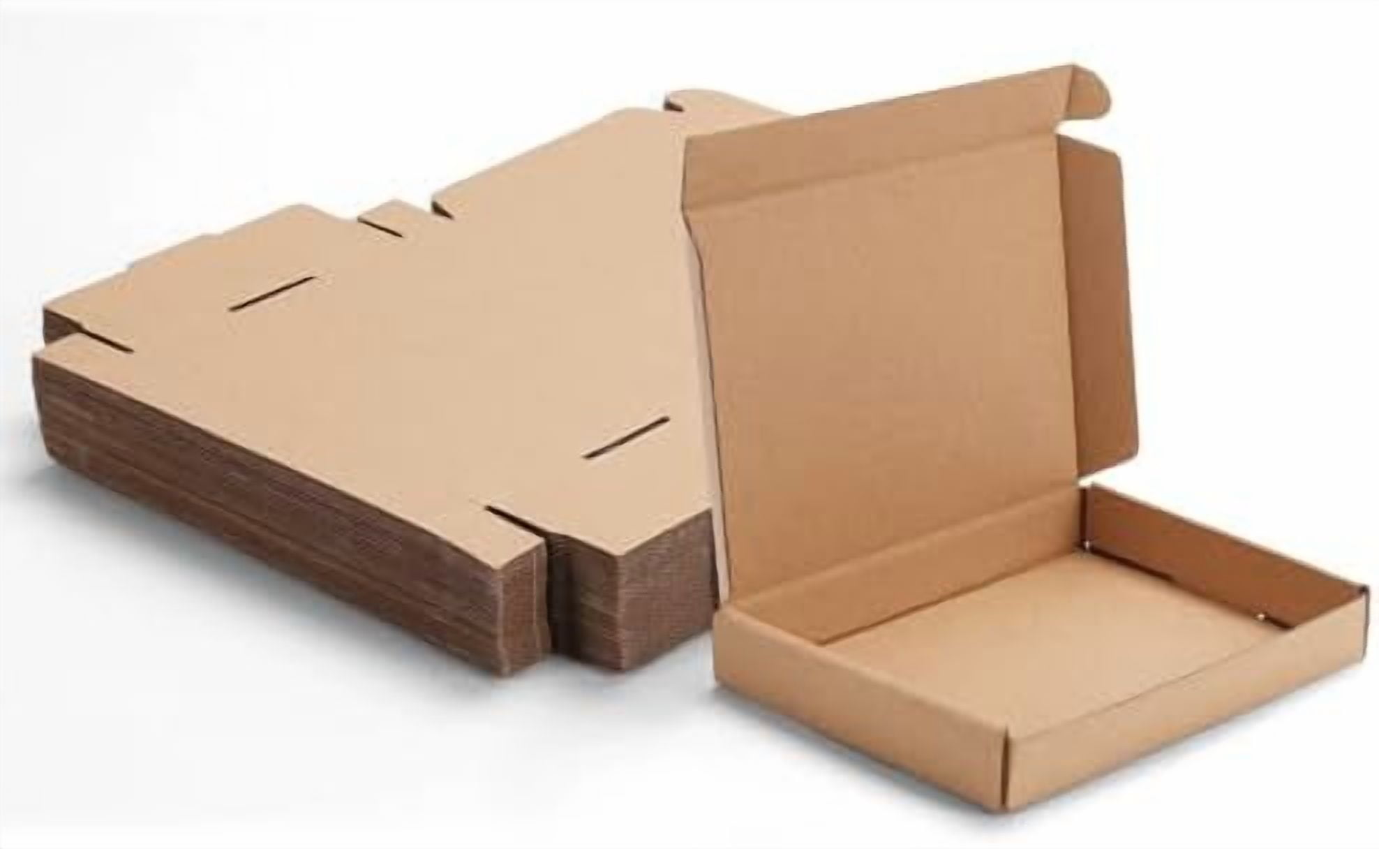 7x5x1 Inches Shipping Boxes Pack of 25, Small Corrugated Cardboard Box for Mailing Mailer Packing, Brown