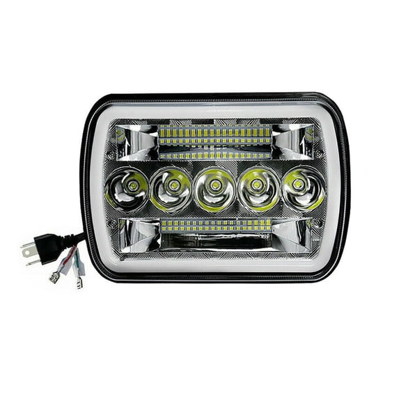 Pyladea Chevy Express 1500-3500 6000K, White LED Headlight fits 1987-2012 Various Models