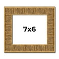 thumbnail image 1 of 7x6 Frame Black and Gold Distressed Solid Wood Sonoma Picture Frame | 1.625 Inch Moulding Width |, 1 of 8