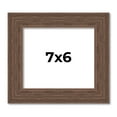 thumbnail image 1 of 7x6 Frame Brown Distressed Barnwood Picture Frame | Complete Rustic Farmhouse Photo Frame Includes, 1 of 8