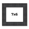 thumbnail image 1 of 7x6 Frame Brown Rustic Solid Wood Picture Frame 1.5 Inches Wide | Interior Frame Depth 0.5 Inches |, 1 of 8