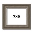 thumbnail image 1 of 7x6 Frame Brown Solid Wood Picture Frame | 1.75 Inch Moulding Width | Austin Frame Complete with UV, 1 of 8