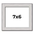 thumbnail image 1 of 7x6 Frame Silver Inner Slope Bevel Picture Frame | 1 Inch Moulding Width | 0.75 Inch Rabbet Depth |, 1 of 8