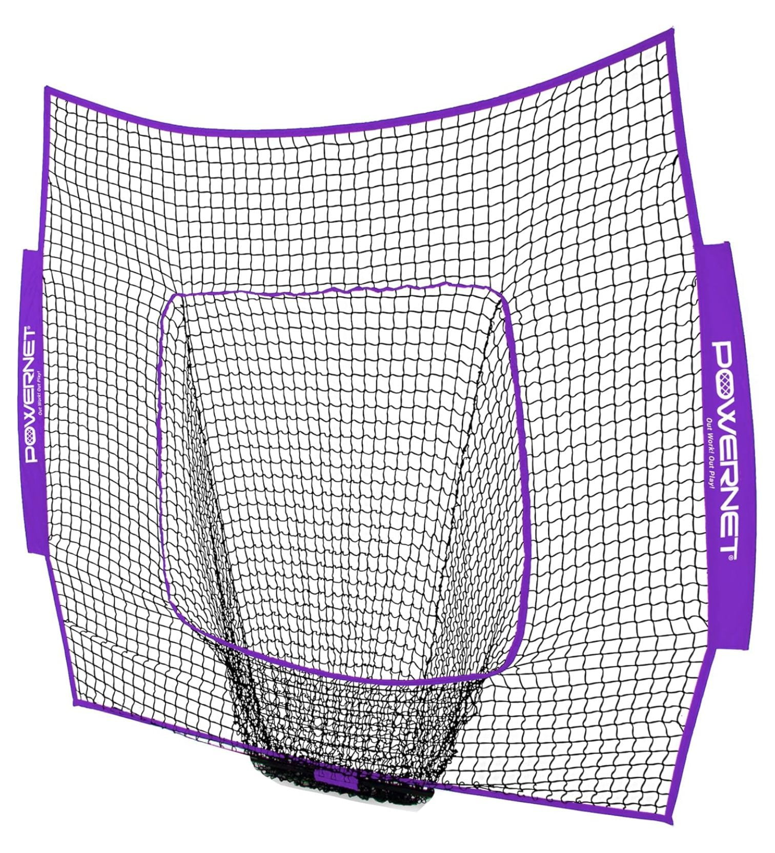 7x7 FT Baseball & Softball Net Replacement Parts, Replace 7x7 FT Frame, Net Only or Carry Bag, Metal Frame and Fiberglass Poles, Durable Nets & Bags Available in Team Colors