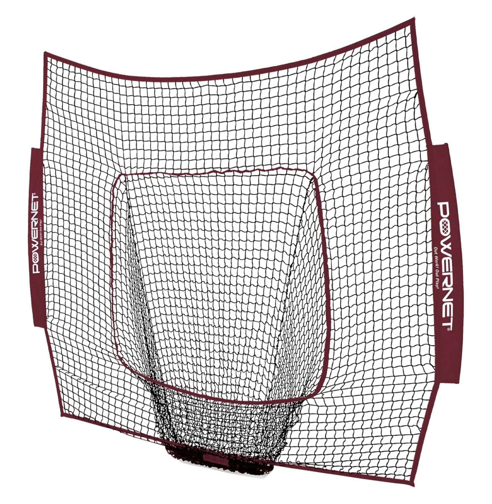 7x7 FT Baseball & Softball Net Replacement Parts, Replace 7x7 FT Frame, Net Only or Carry Bag, Metal Frame and Fiberglass Poles, Durable Nets & Bags Available in Team Colors