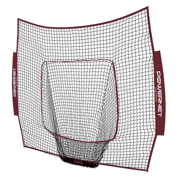 7x7 FT Baseball & Softball Net Replacement Parts, Replace 7x7 FT Frame, Net Only or Carry Bag, Metal Frame and Fiberglass Poles, Durable Nets & Bags Available in Team Colors