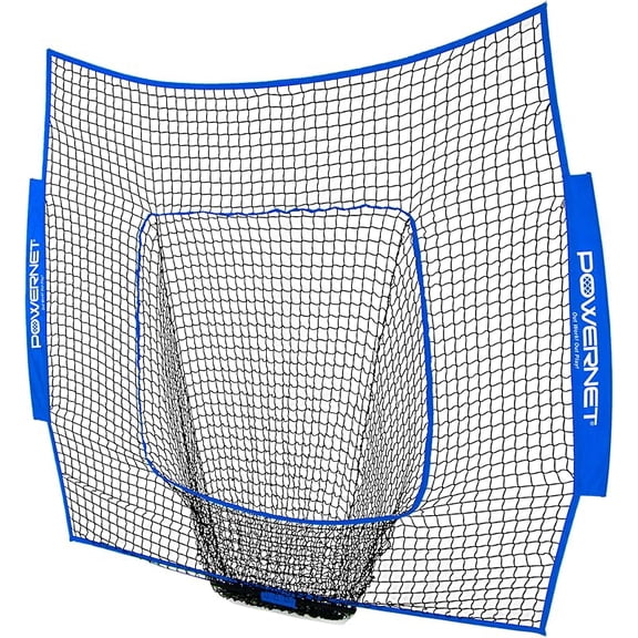 7x7 FT Baseball & Softball Net Replacement Parts, Replace 7x7 FT Frame, Net Only or Carry Bag, Metal Frame and Fiberglass Poles, Durable Nets & Bags Available in Team Colors