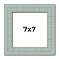 thumbnail image 1 of 7x7 Frame Blue Teal Distressed Solid Wood Picture Frame | 1.625 Inch Moulding Width | Sonoma Blue, 1 of 8