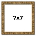 thumbnail image 1 of 7x7 Frame Gold Kingsley Distressed Solid Wood Picture Frame Width 0.75 Inches | Interior Frame, 1 of 8
