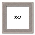 thumbnail image 1 of 7x7 Frame Grey Real Wood Picture Frame Width 1.25 inches | Interior Frame Depth 0.5 inches | Hans, 1 of 8
