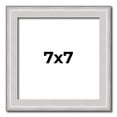 thumbnail image 1 of 7x7 Frame Silver Inner Slope Bevel Picture Frame | 1 Inch Moulding Width | 0.75 Inch Rabbet Depth |, 1 of 8