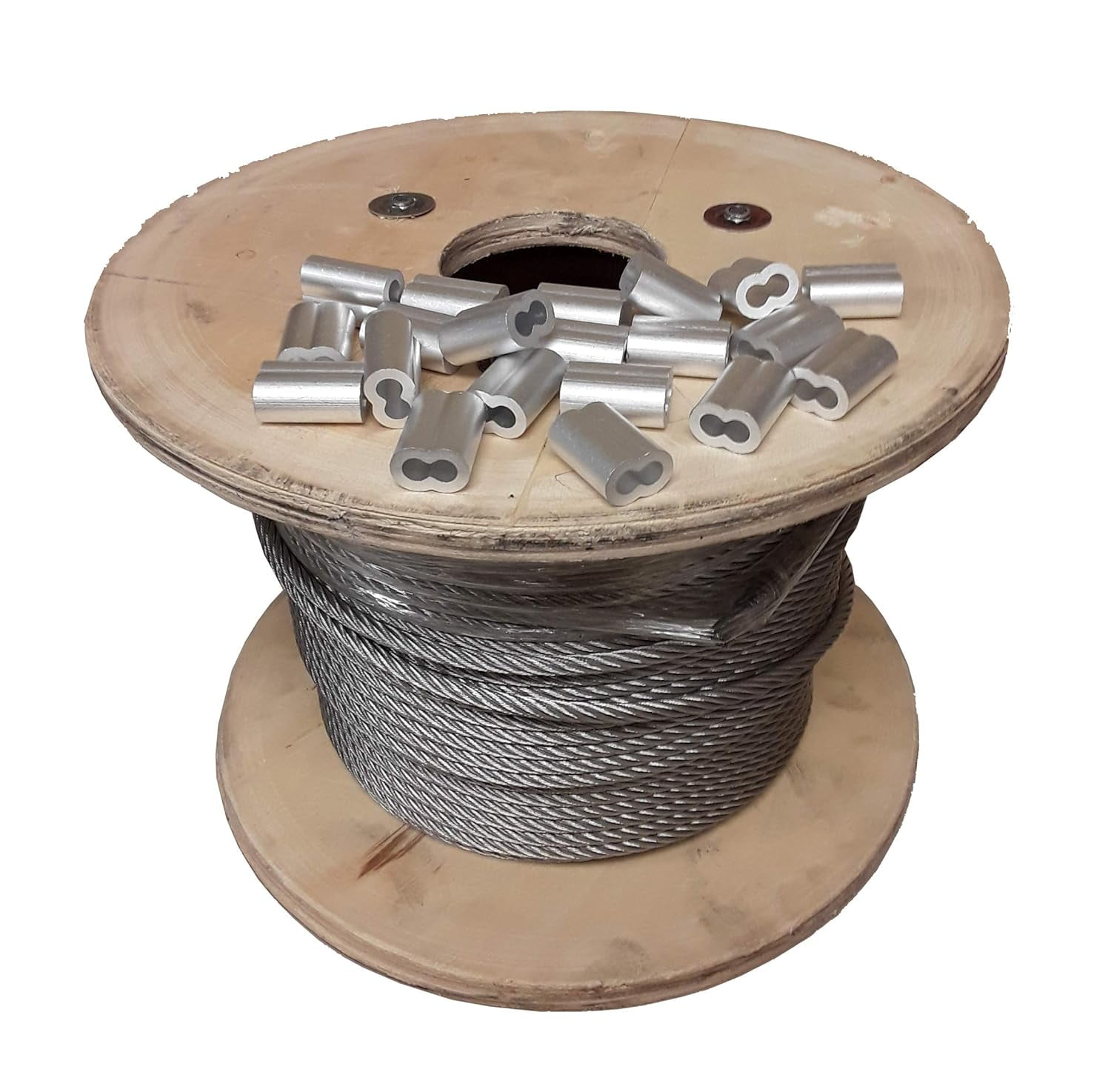 7x7 Galvanized Aircraft Cable Wire Rope 1/8