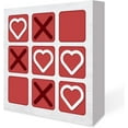 thumbnail image 1 of 7x7 IN Red Love Home Desk Decor, Love Wood Sign,Valentine Game Valentine's Day Home Decorations, Wooden Box Sign Desk Decor for Tabletop Shelf Wall Decor, 1 of 7