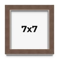 thumbnail image 1 of 7x7 Shadow Box Frame Brown | 1.125 inches Deep Real Wood Rustic Shadowbox Display Frame | UV, 1 of 5