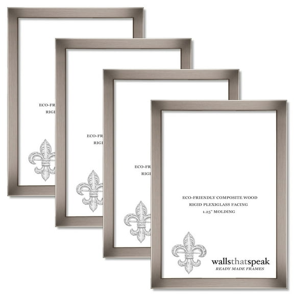 7x7 Stainless Picture Frame for Puzzles Posters Photos or Artwork (4-Pack)