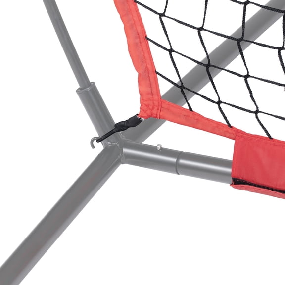 7x7 ft Baseball&Softball Training Net-Portable Hitting&Pitching Practice Net with Strike Zone,Backstop for Batting Drills&Fielding Practice (Net Only)