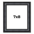 thumbnail image 1 of 7x8 Frame Black Real Wood Picture Frame Width 1.25 inches | Interior Frame Depth 0.5 inches |, 1 of 8