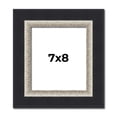 thumbnail image 1 of 7x8 Frame Black Real Wood Picture Frame Width 2.25 Inches | Interior Frame Depth 0.5 Inches |, 1 of 8