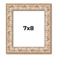 thumbnail image 1 of 7x8 Frame White Real Wood Picture Frame Width 1.5 inches | Interior Frame Depth 0.5 inches | Aurora, 1 of 8