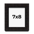 thumbnail image 1 of 7x8 Shadow Box Black Solid Wood Display Picture Frame | 1 Inch Rabbet Depth | | 1.375 Inch Moulding, 1 of 4