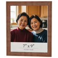 thumbnail image 1 of 7x9 Frame Brown Farmhouse Solid Wood Picture Frame Width 1.5 Inches | Interior Frame Depth 0.5, 1 of 8