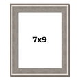 thumbnail image 1 of 7x9 Frame Grey Real Wood Picture Frame Width 1.25 inches | Interior Frame Depth 0.5 inches | Hans, 1 of 8