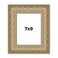 thumbnail image 1 of 7x9 Frame Ornate Silver Beaded Solid Wood Picture Frame Width 2.5 Inches | Interior Depth 1 Inches, 1 of 8