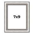thumbnail image 1 of 7x9 Frame Silver Real Wood Picture Frame Width 1.25 Inches | Interior Frame Depth 0.5 Inches |, 1 of 8