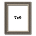 thumbnail image 1 of 7x9 Frame Silver Real Wood Picture Frame Width 1.25 Inches | Interior Frame Depth 0.5 Inches |, 1 of 8
