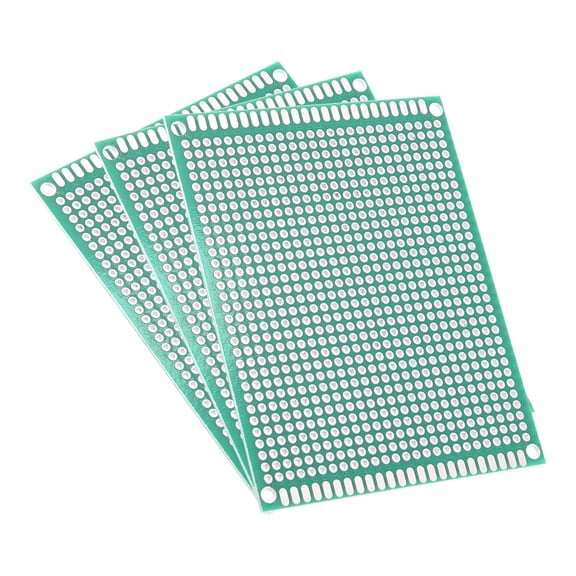 7x9cm Double Sided Universal Printed Circuit Board for DIY Soldering 3pcs